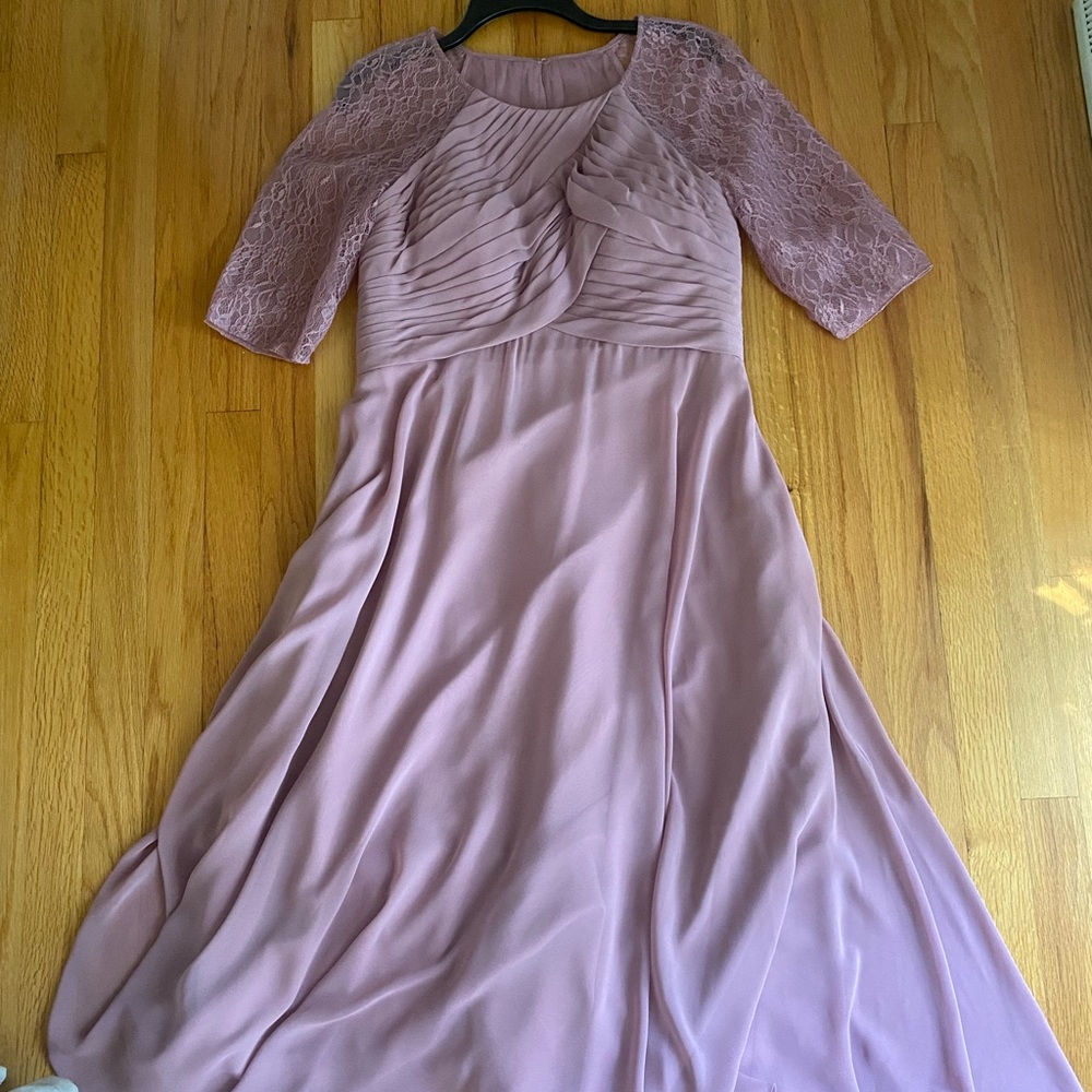 (AZAZIE) Mother of the bride tea-length dress (Size 8)